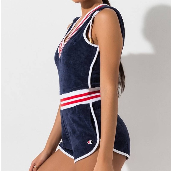 NWT Champion Terry Romper (XS) - Picture 3 of 5